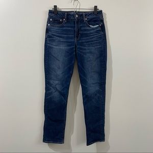 AEO Stretch X Hi-Rise Slim Jeans Sz 6